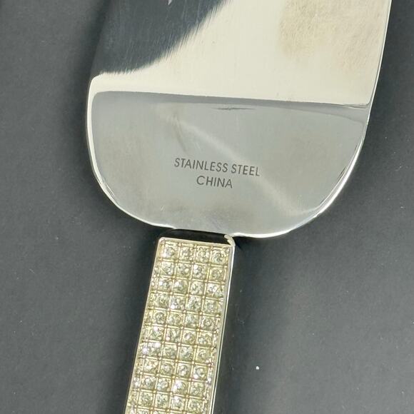 Sheridan Crystal Handle Stainless Steel Cake Knife & Server Set - Picture 5 of 10